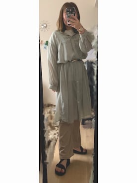 「H&M（エイチ・アンド・エム）のアイテム（腕時計）」を使った、Harukaさん（レディース・155cm）の夏コーディネート