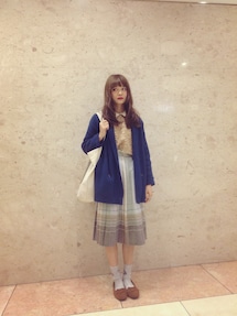 riana | ニットのコート(チェスターコート)