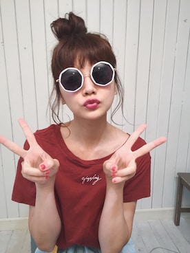 村田倫子さん(レディース・163cm)の夏コーディネート