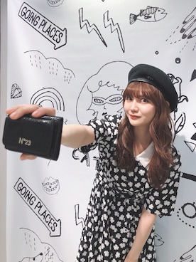 「Casselini（キャセリーニ）のアイテム（財布/小物）」を使った、村田倫子さん（レディース・163cm）の春コーディネート
