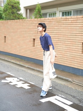 村田倫子さん（レディース・163cm）の夏コーディネート