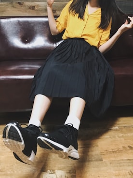 村田倫子さん(レディース・163cm)の夏コーディネート