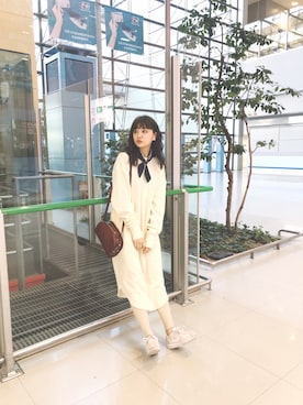 村田倫子さん（レディース・163cm）の春コーディネート