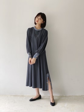 村田倫子さん（レディース・163cm）の秋コーディネート