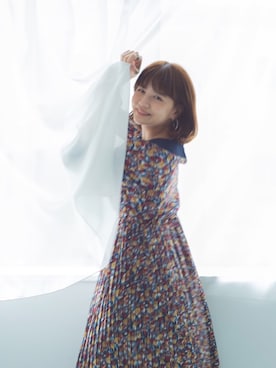 村田倫子さん(レディース・163cm)の冬コーディネート