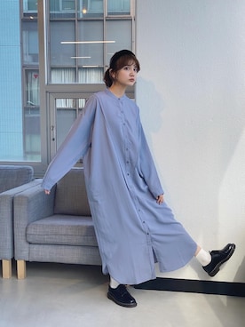 村田倫子さん（レディース・163cm）の春コーディネート