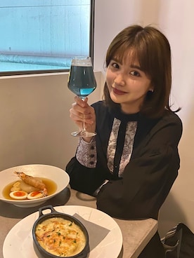 村田倫子さん（レディース・163cm）の春コーディネート