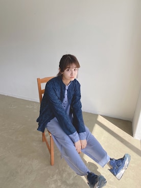 村田倫子さん（レディース・163cm）の春コーディネート