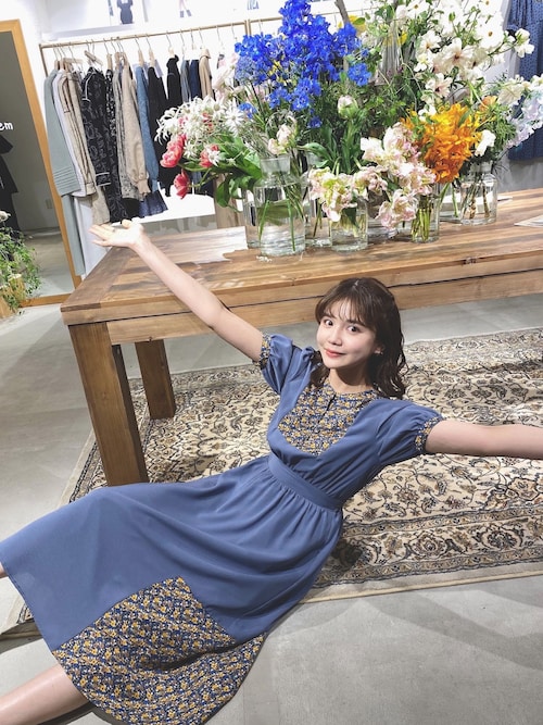 idem（イデム）の「flower garden onepiece/フラワーガーデン 