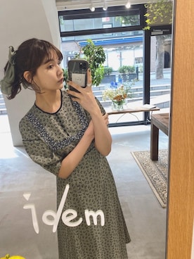 村田倫子さん（レディース・163cm）の春コーディネート