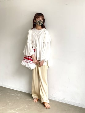 村田倫子さん(レディース・163cm)の春コーディネート