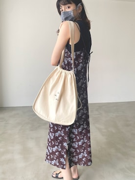 村田倫子さん（レディース・163cm）の夏コーディネート