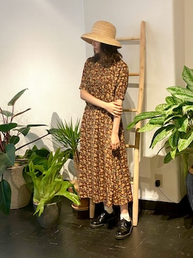 村田倫子さん(レディース・163cm)の夏コーディネート