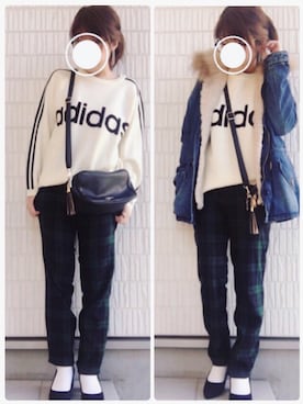 「スポーツミックス」｜「アイテム（フィギュア）」を使った、Ayako  さん（レディース・150cm）の冬コーディネート