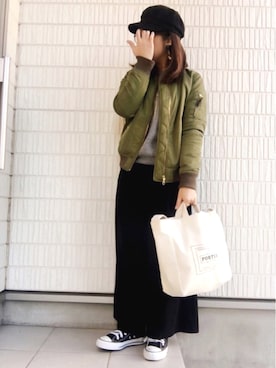 「LBC（エルビーシー）のアイテム（リング）」を使った、Ayako  さん（レディース・150cm）の冬コーディネート