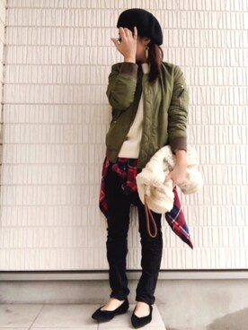 Ayako  さん（レディース・150cm）の冬コーディネート