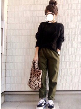 「ロールアップ」｜「アイテム（ラッピングキット）」を使った、Ayako  さん（レディース・150cm）の冬コーディネート