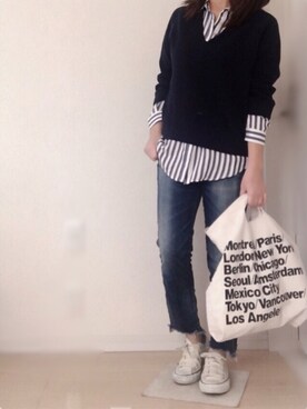 Ayako  さん（レディース・150cm）の冬コーディネート