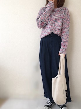 「LBC（エルビーシー）のアイテム（リング）」を使った、Ayako  さん（レディース・150cm）の冬コーディネート