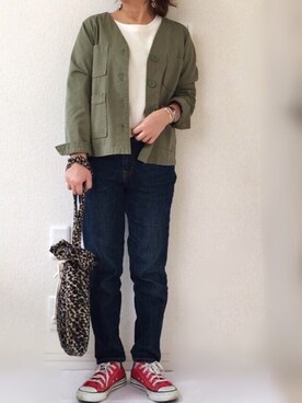 「SEVENDAYS=SUNDAY（セブンデイズサンデイ）のアイテム（ブルゾン）」を使った、Ayako  さん（レディース・150cm）の秋コーディネート