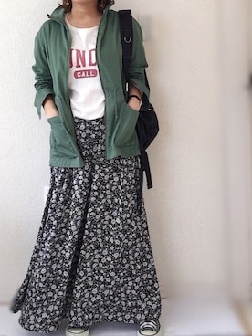 「Daniel Wellington（ダニエルウェリントン）の販売終了クラシックペティット アッシュフィールド32mm（アナログ腕時計）」を使った、Ayako  さん（レディース・150cm）の春コーディネート