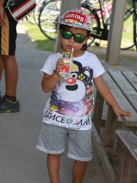 「JAM（ジャム）のアイテム（帽子）」を使った、ちちゃんmamさん（レディース・146cm）の秋コーディネート