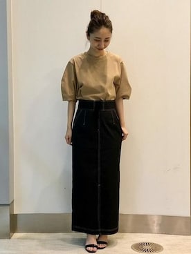「STAIR（ステア）のアイテム」を使った、naokoさん（レディース・158cm）の夏コーディネート
