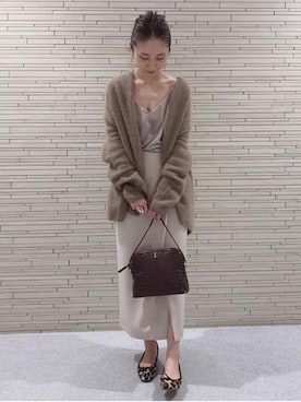 「Noble（ノーブル）のアイテム（バレエシューズ）」を使った、naokoさん（レディース・158cm）の秋コーディネート