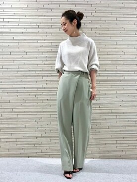 「STAIR（ステア）のアイテム」を使った、naokoさん（レディース・158cm）の秋コーディネート