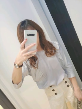 「RAW FUDGE（ローファッジ）のアイテム」を使った、真理さん（レディース・158cm）の春コーディネート