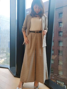 「RAW FUDGE（ローファッジ）のアイテム（ジャケット/アウター）」を使った、真理さん（レディース・158cm）の夏コーディネート
