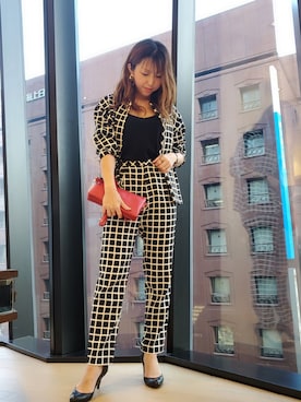 「RAW FUDGE（ローファッジ）のアイテム（ジャケット/アウター）」を使った、真理さん（レディース・158cm）の秋コーディネート