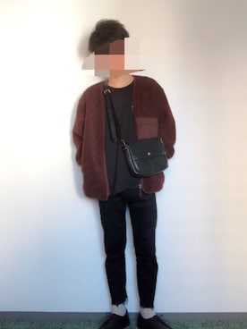 「シンプルおしゃれが好き」｜「アイテム（その他アウター）」を使った、ゆたまるさん（メンズ・170cm）の秋コーディネート