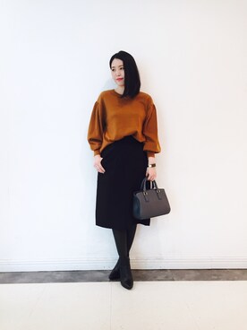 kamezawaさん（レディース・158cm）の冬コーディネート