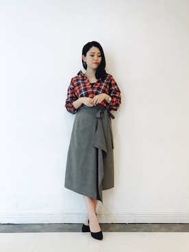 「KBF+」｜「アイテム（その他）」を使った、kameさん（レディース・158cm）の秋コーディネート