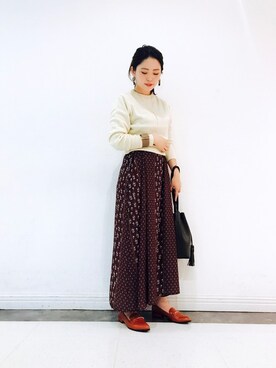「KBF+」｜「アイテム（その他）」を使った、kameさん（レディース・158cm）の秋コーディネート