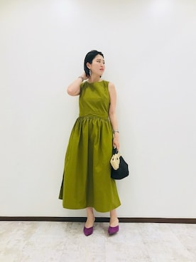 「KBF+」｜「アイテム（その他シューズ）」を使った、kameさん（レディース・158cm）の春コーディネート