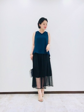 「KBF+」｜「アイテム（その他）」を使った、kameさん（レディース・158cm）の夏コーディネート