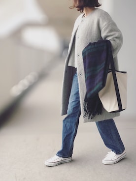 KIKIさん（レディース・157cm）の冬コーディネート