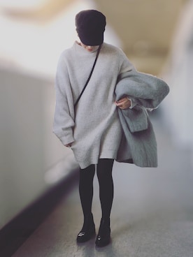 KIKIさん（レディース・157cm）の冬コーディネート