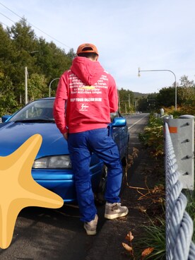 「BODY WILD（ボディーワイルド）のアイテム（トップス）」を使った、まさやんさん（メンズ・165cm）の秋コーディネート