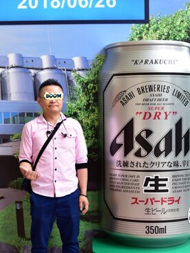 「ビール工場見学」｜まさやんさん（メンズ・165cm）の秋コーディネート