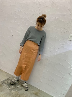 「おだんごヘア」｜SHOKOさん（レディース・158cm）の春コーディネート