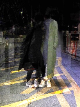 「HAIDER ACKERMANN（ハイダーアッカーマン）のアイテム（ジャケット/アウター）」を使った、Hrdtsyさん（メンズ・184cm）の冬コーディネート