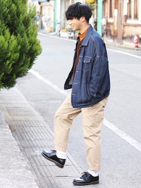 「CASPER JOHN AIVER（キャスパージョンアイバー）のアイテム」を使った、Ryotaさん（メンズ・176cm）の冬コーディネート