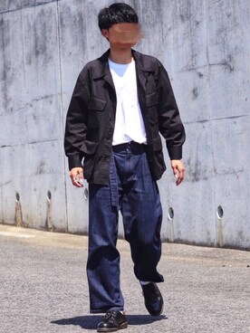「UNIQLO（ユニクロ）のアイテム（ブルゾン）」を使った、Ryotaさん（メンズ・176cm）の春コーディネート