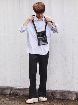 「DEVICE（デバイス）のアイテム」を使った、Ryotaさん（メンズ・176cm）の秋コーディネート