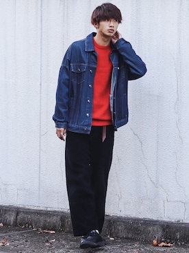 「やっぱりストリートが好き」｜「アイテム（デニムジャケット）」を使った、Ryotaさん（メンズ・176cm）の秋コーディネート