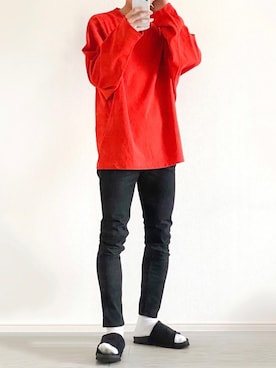 「N.HOOLYWOOD（N.ハリウッド）のアイテム（トップス）」を使った、Ryotaさん（メンズ・176cm）の春コーディネート
