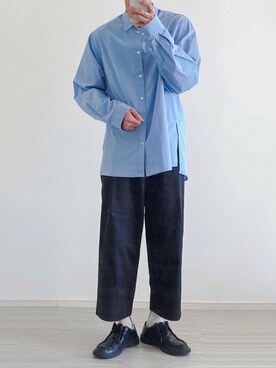 「shiki tokyo（シキトウキョウ）のアイテム（パンツ）」を使った、Ryotaさん（メンズ・176cm）の春コーディネート